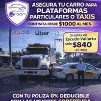 Seguro para plataformas, particulares y taxis